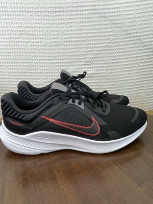 Nike Quest 5 DD0204-004 Men's Size 11.5 Black University Red Running Shoes