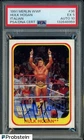 1991 Merlin WWF Italian #36 Hulk Hogan PSA 5 PSA/DNA 10 AUTO