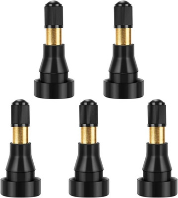 High Pressure Tire Valve Stems 5 Pack Rubber Snap-in for Trucks Trailers Cars