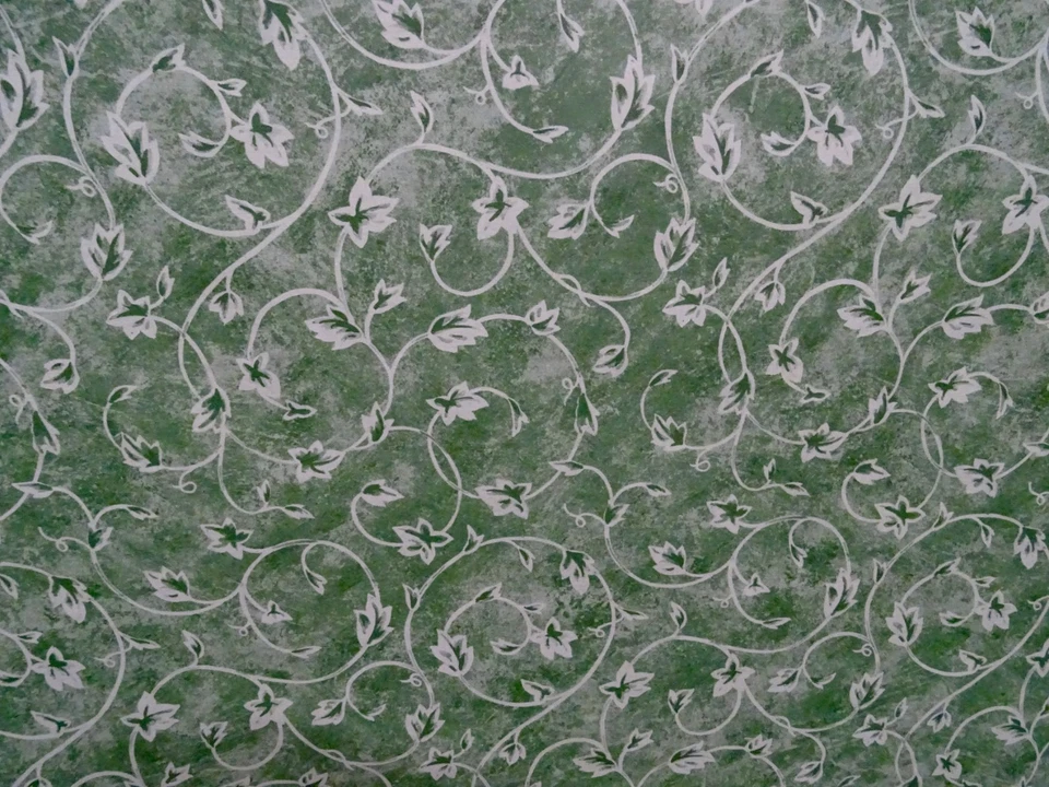 4 rollos de papel tapiz prepegado hojas de hiedra verde oscuro 220 pies cuadrados Foto 4 de 4