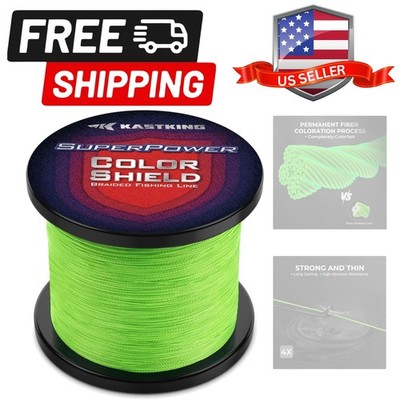 Superpower ColorShield Braided Fishing Line - Colorfast Braided Line, 100% So...