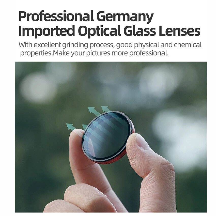 For DJI OSMO Action 5 Pro/4/3 Drone Filter MCUV ND8 ND16 ND32 ND64 ND8/PL CPL - Image 4 of 4
