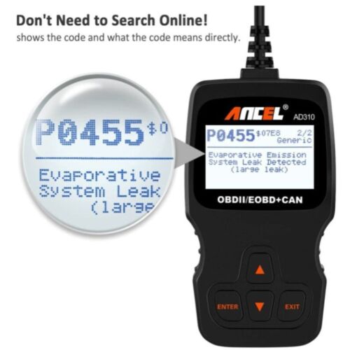 OBD2 Cars Diagnostic Scanner Car OBD2 Scanner Fault Code Reader Check Engine - Foto 1 di 7