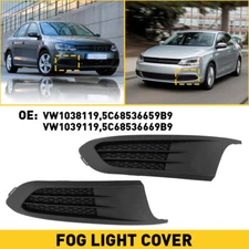 Front Bumper Fog Light Cover Grille Grill Trim For VW JETTA 2011-2014 VW1039119