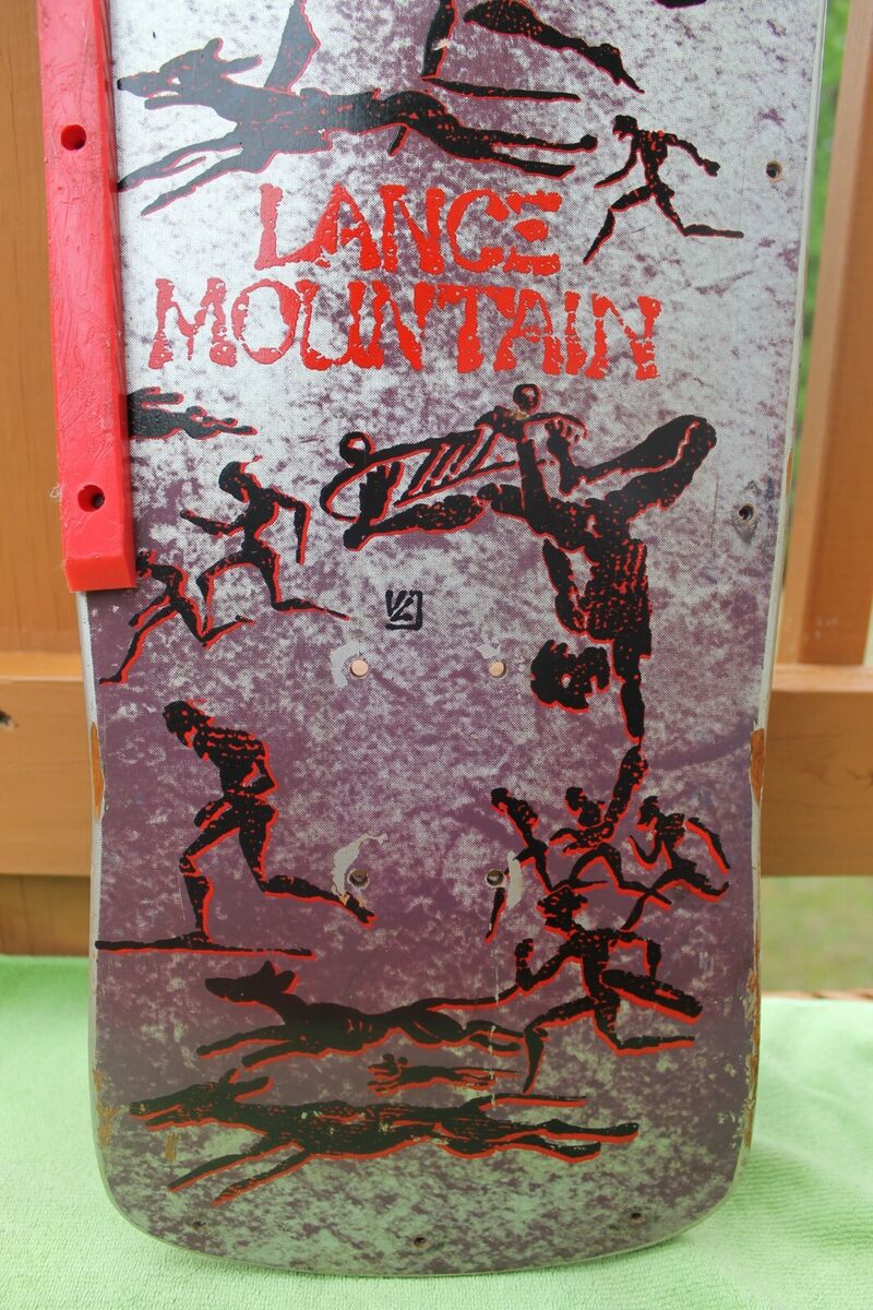 Powell Peralta Lance Mountain Vintage 1985 Skateboard/ Rare Powell Peralta Lance Mountain Vintage 1985 Skateboard/ Rare