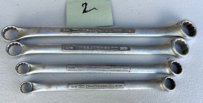 4 Craftsman Box Wrenches --See Photos for Sizes--read description