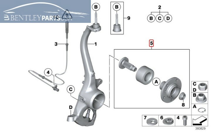 Rolls Royce Phantom Front Wheel Hub Bearing
