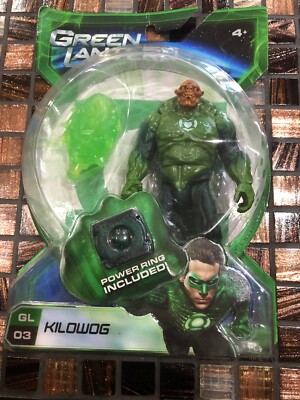 DC Green Lantern Movie Kilowog Mattel Figure GL04 Power Ring Included!