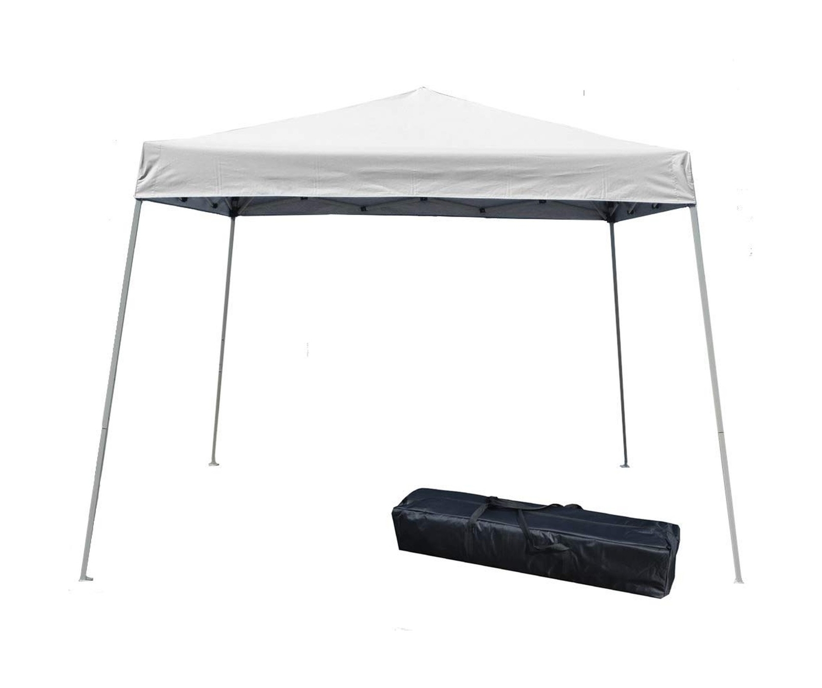 040000001 Slant Leg Canopy, 10' X 10', White-no Sidewall