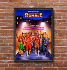 WWF ROYAL RUMBLE 1991 SIZE A3 POSTER