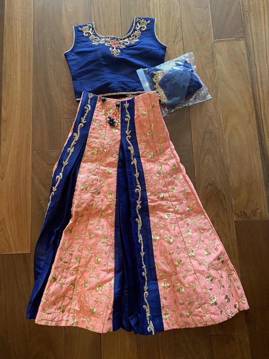 Peach and blue clearance outfit