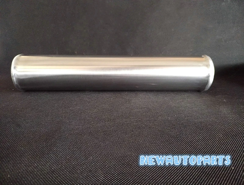 Tubo intercooler turbo de aluminio recto OD:57 mm/2,25" 0 grados L:600 mm  Foto 4 de 4