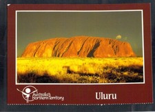 E4105 Australia NT Uluru Ayers Rock Sunset postcard