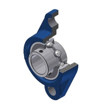 UCFL207-20 Two-bolt flange, oval design
