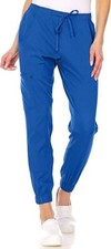Womens Scrub Joggers 4-Way Stretch Anti-Wrinkle Moisture-Wicking Elastic 2XL