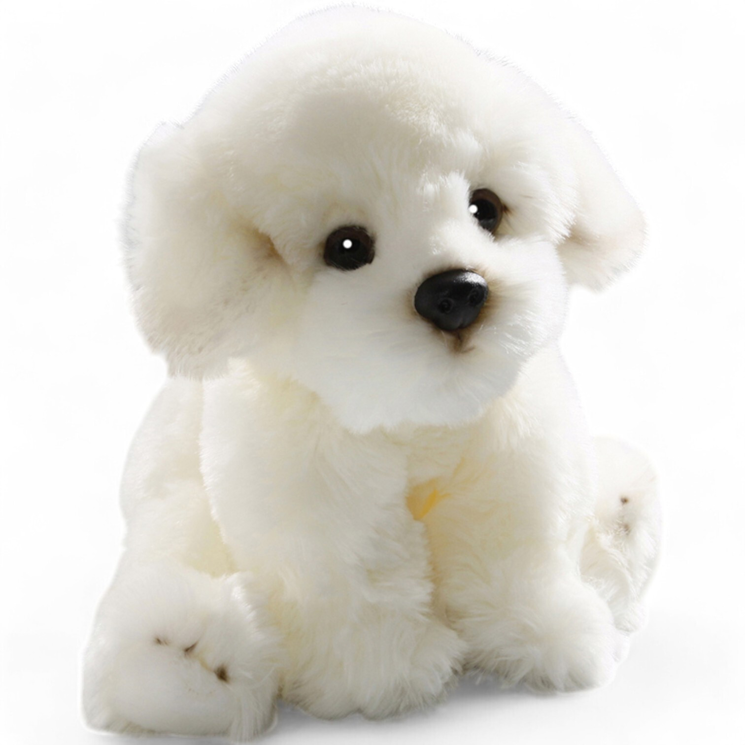 Carl Dick Bichon Dog sitting, Soft Toy, Cuddly Toy