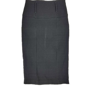 PORTMANS Black Polka Dots Ruffle Midi 