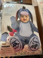 Disney Baby Eeyore Costume 12-18 months Winnie The Pooh