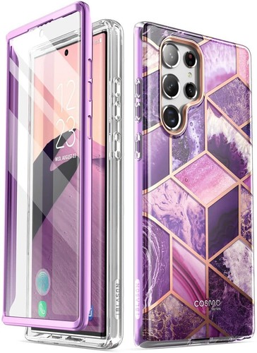 i-Blason Cosmo Stylish Case With Screen Front Cover For Samsung Galaxy S22 Ultra - Picture 14 of 36