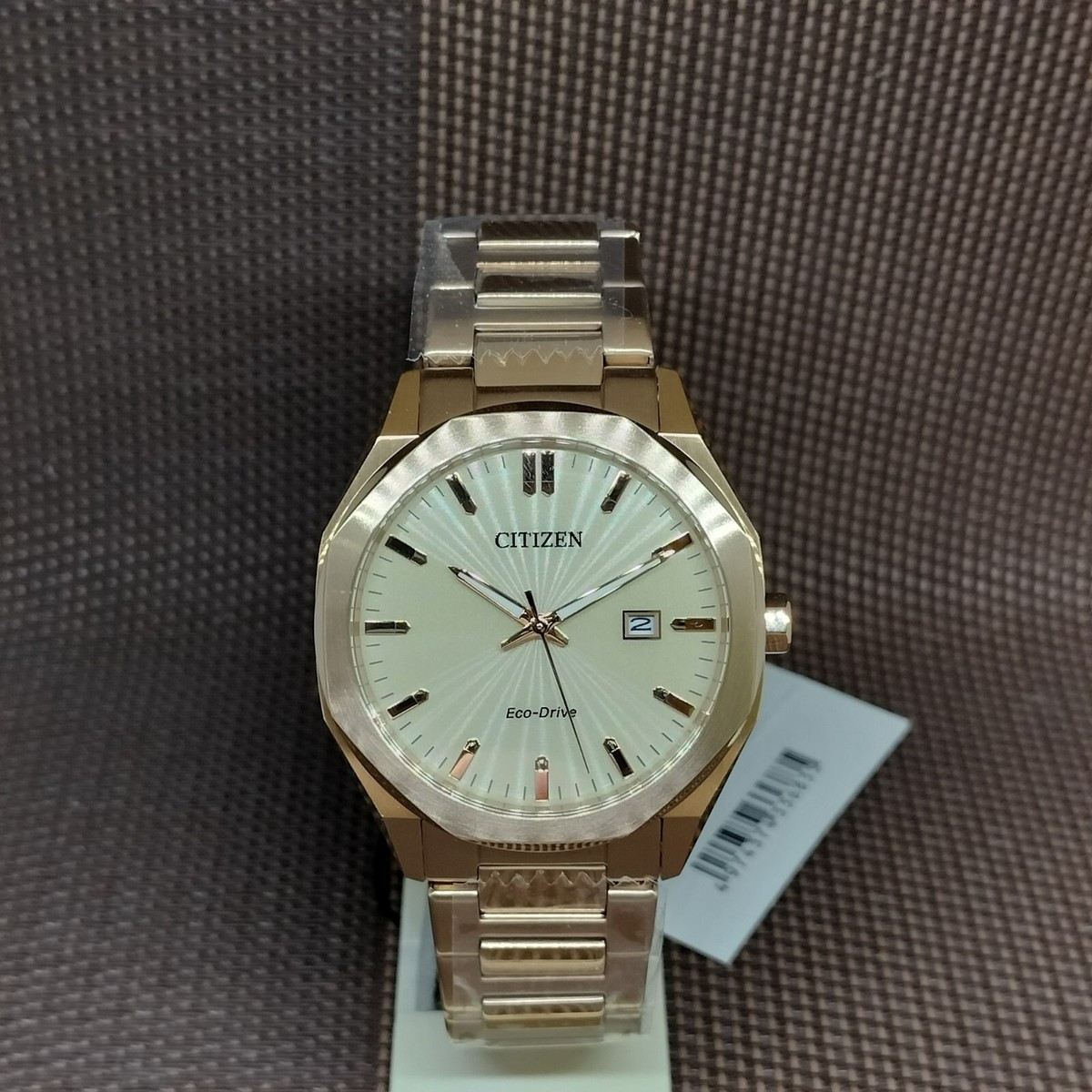 Citizen Eco-Drive BM7603-82P Champagne Analog Stainless Steel