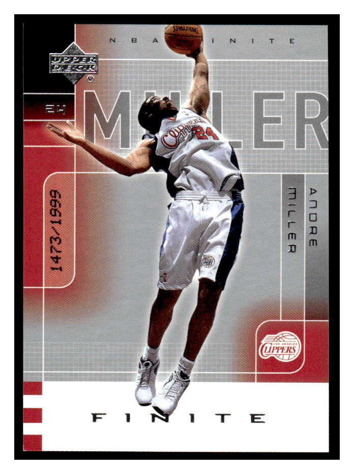 2002-03 Upper Deck Finite #38 Andre Miller #/1999