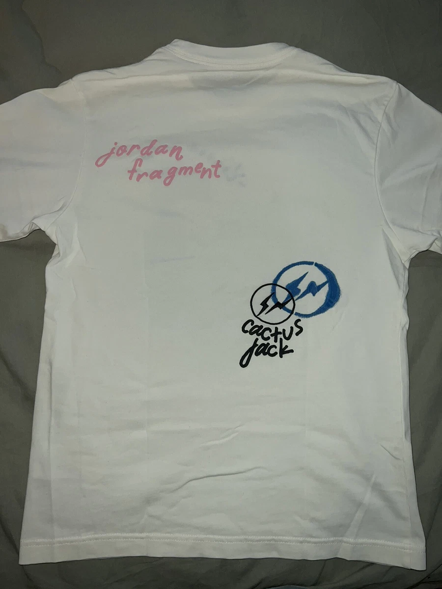 Travis Scott x Jordan x Fragment T-Shirt White Size XS