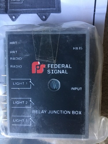 Federal Signal Junction Box Ambulance/Police HX45F | eBay