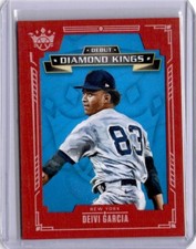 2021 Diamond Kings Deivi Garcia RED FRAME Debut Diamond Kings #DDK-NY