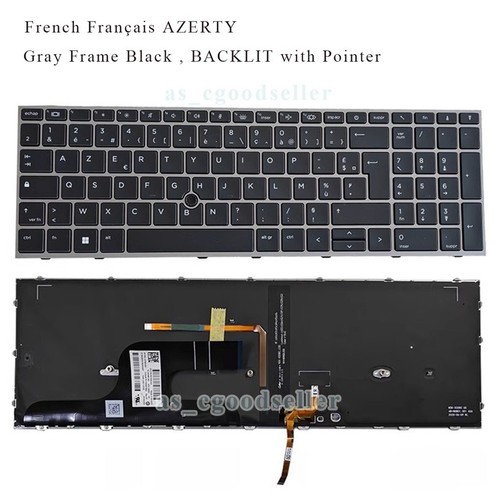New For HP ZBOOK fury 15 G7 (not for ZBook Firefly 15 G7) Keyboard BACKLIT Point - Picture 9 of 27