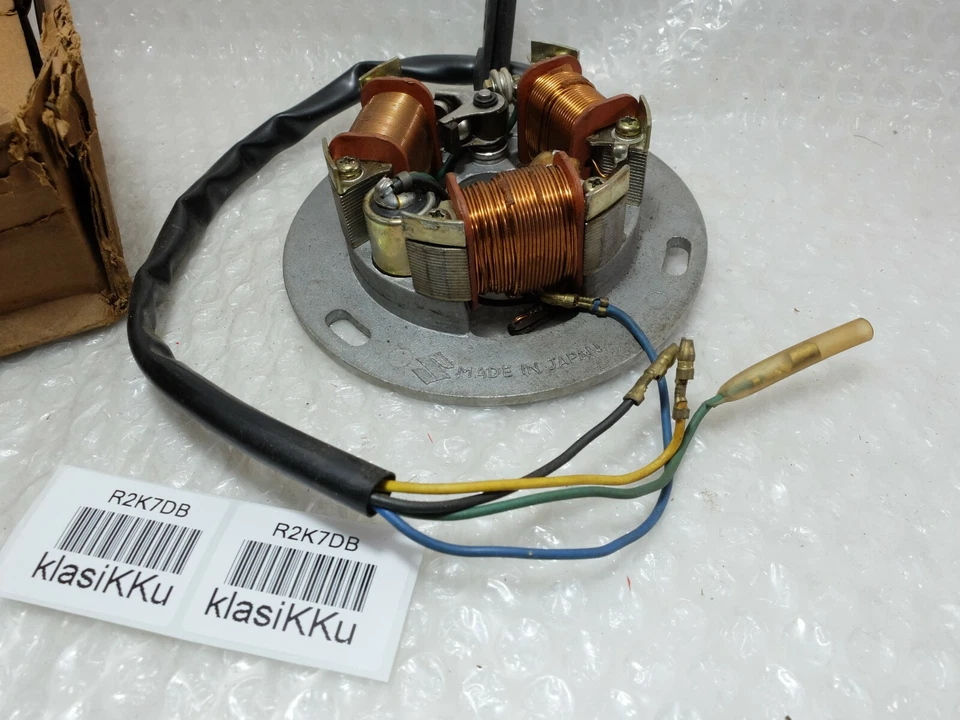 SUZUKI A100 A-100 A 100 STATOR MAGNETO GENERATOR ALTERNATOR NOS GENUINE JAPAN - Изображение 3 из 4