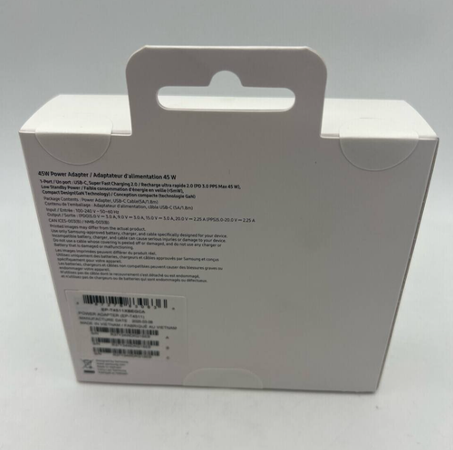 Samsung 45W USB-C Super Fast Wall Charger for S25 S23 S22 S24 Ultra Genuine Prem - 第 10/12 張圖片