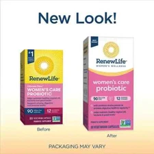 RenewLife Women’s Care Probiotic 90 bill live culture 30 Capsules - only 1 left