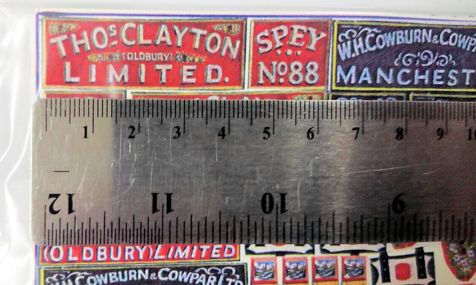 Wynns Sunters ALE 1:50 Waterslide Transfers 50-T7 Colour O Scale Langley Decals - Foto 6