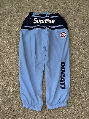 Supreme Ducati Track Pant Light Blue Size Medium 100 Supreme Ducati Track Pant Light Blue Size Medium 100