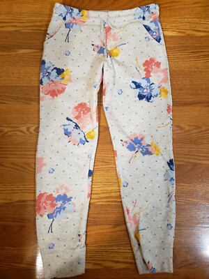Old Navy Floral Sweatpants Joggers With Pockets Kids Size XL 14