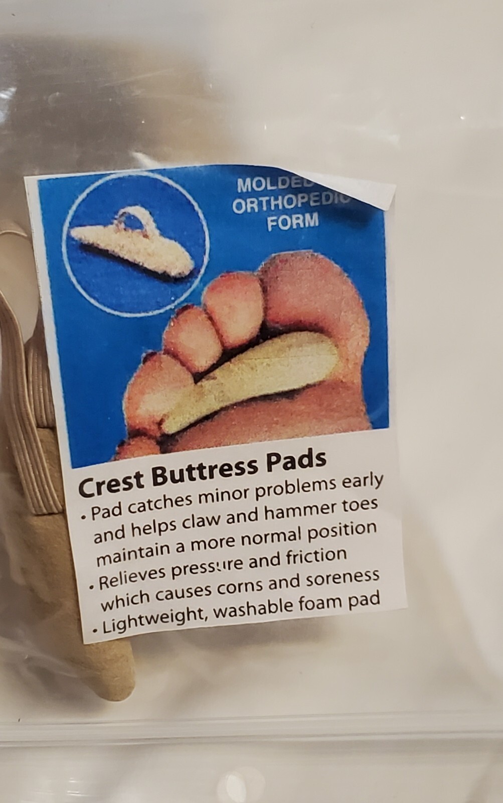 Rose Health Care LLC. Crest Buttress Pads Lot of 2 x1 Med Lft x1 Lrg