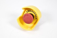 OMRON A22-10 / A22 10 / A2210, Emergency stop with contact block 10A 240VAC