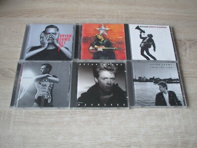 Bryan Adams 11 CD Musik Sammlung Reckless + Into The Fire + 11 + Shine & Light +