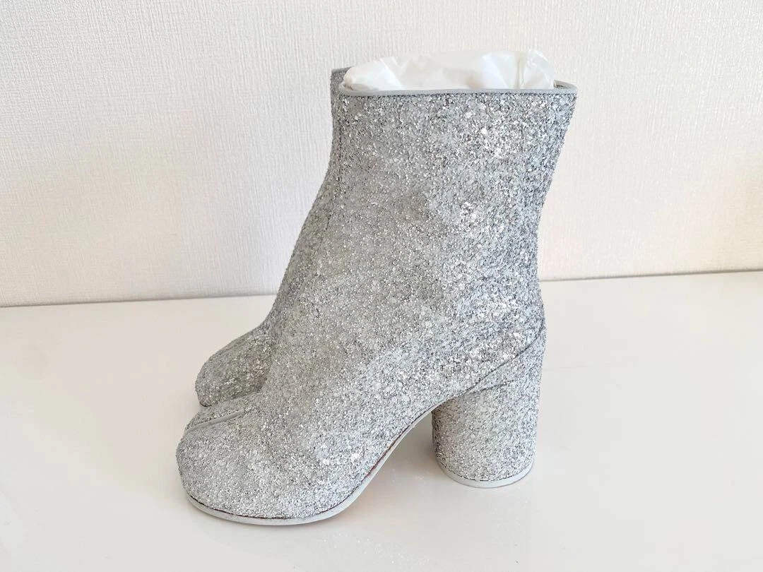margiela glitter boots