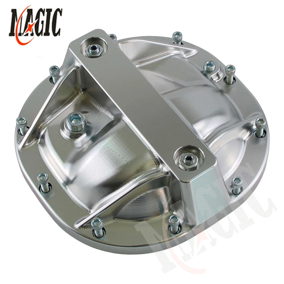 Faja satinada cubierta diferencial trasero Billet para Ford Mustang 79-14 8,8 Foto 3 de 4