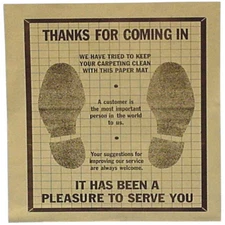 500x Paper Car Floor Mats Disposable Durable Box Free Shipping NEW