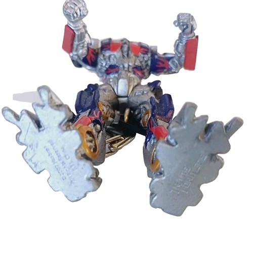 Hasbro Transformers Optimus Prime 2007 Poseable Movie Figure/Autobot Keychain - Picture 5 of 5