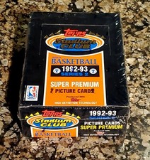 1992-93 Topps Stadium Club Series 2 Two Basketball Hobby Box  Jordan Beam Team!