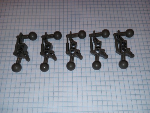 5 Dark Gray Lego 32173 Star Wars Mindstorms Bionicle 5 pcs leg arm Technic ball - Picture 2 of 24