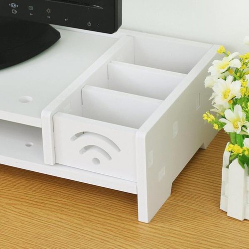 Computerdesktop -Speicherregal Büro Zweistufiger Aufbewahrungsorganisator - Afbeelding 3 van 4