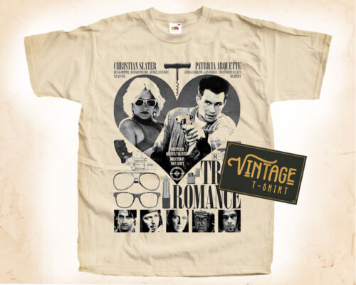 True Romance V2 Vintage T-Shirt für Herren Unisex DTG NATURAL S-5XL - Bild 1 von 3