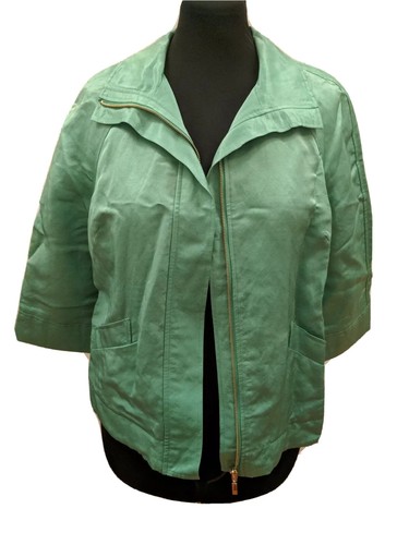 chaqueta verde primavera