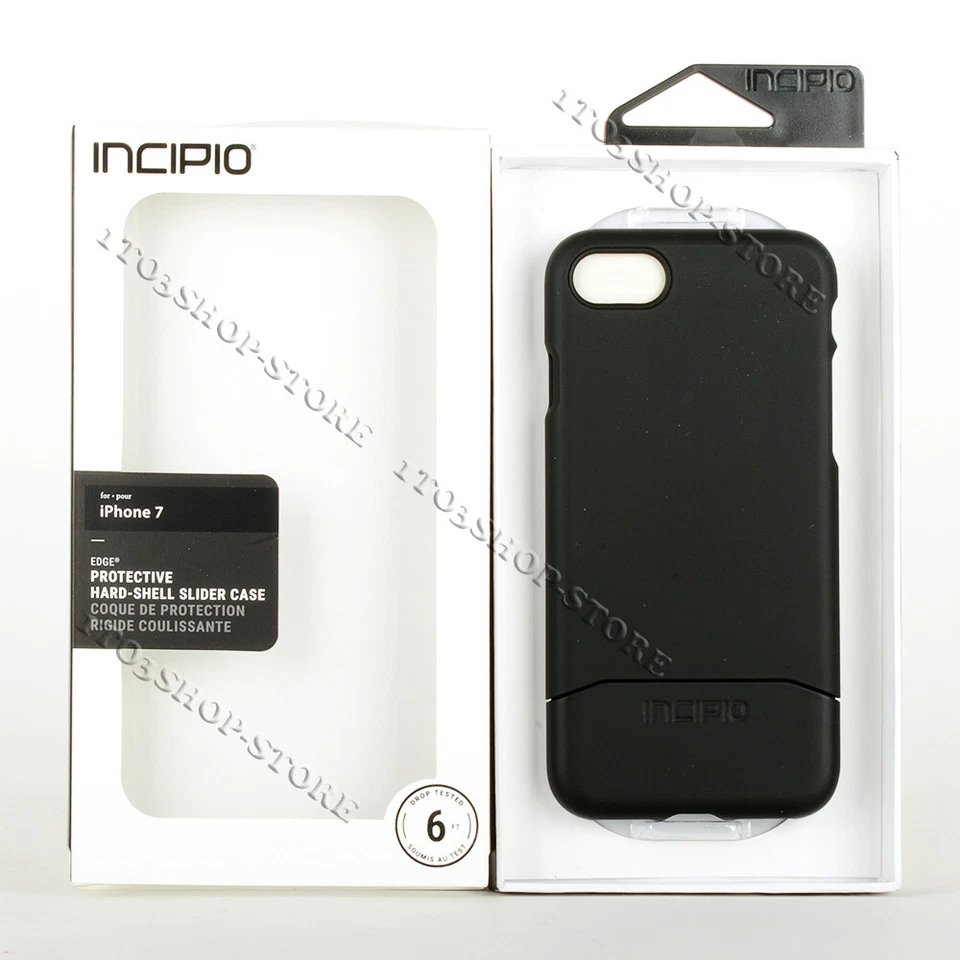 Funda Deslizante Incipio Edge iPhone SE 2022 2020 iPhone 7 iPhone 8 - Negra Mate Foto 3 de 4