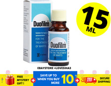 DUOFILM SOLUTION 15ml Salicylic Acid For Removing Plantar Warts Corns  Calluses