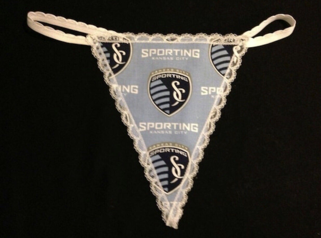 Womens KANSAS CITY SPORTING Soccer Mls Ball Gstring Thong Sexy womens-kansas-city-sporting-soccer-mls-ball-gstring-thong-sexy